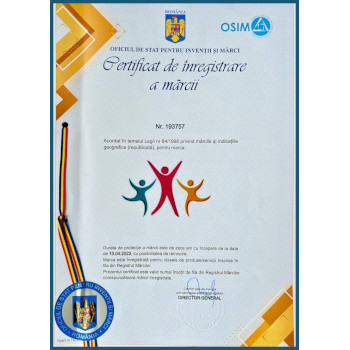 Certificat de inregistrare a marcii logo Hai sa socializam!