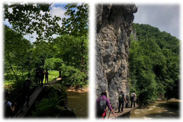 2 dintre podurile de pe traseu